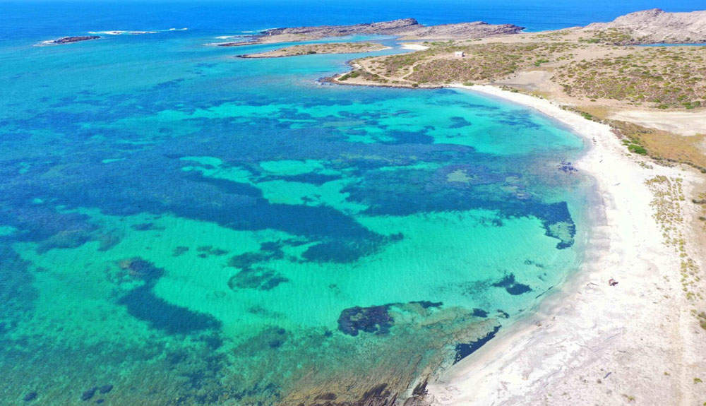 Una delle spiagge dell'Asinara più belle Spiaggia dello Spalmatore